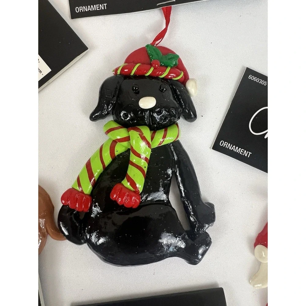 Dog Breed Christmas Ornaments Set of 7 Puppy Holiday Decor 3-4in New